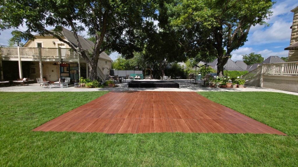 21x21 Wooden Outdoor Dance Floor