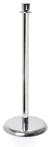 Urn Top Chrome Stanchion