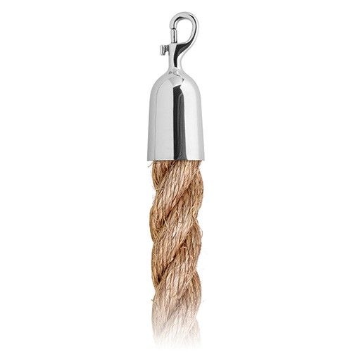 Natural Rope with Chrome Clip