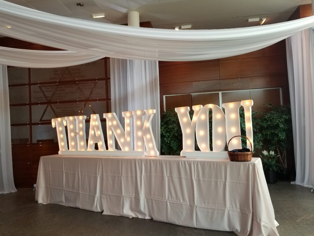 White Marquee Letters - Lighted 3ft in Height