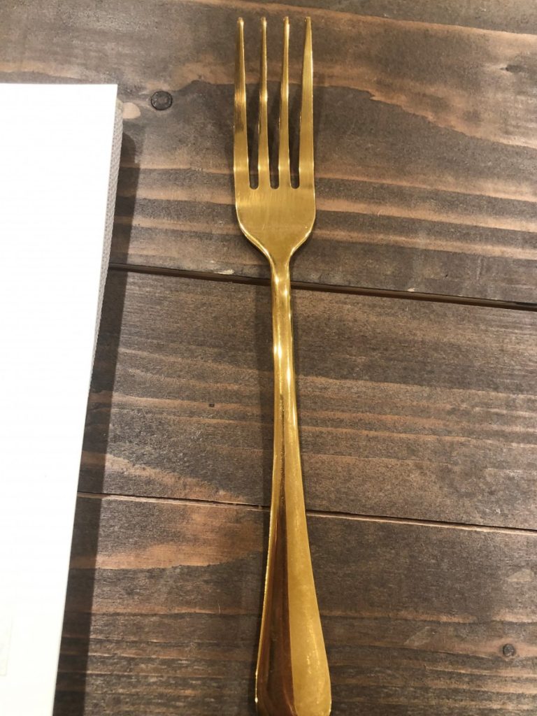 Gold Flatware - Fork
