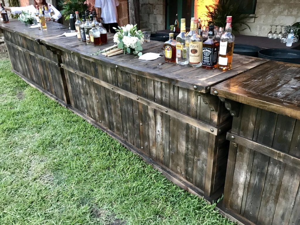 Reclaimed Wooden Bar