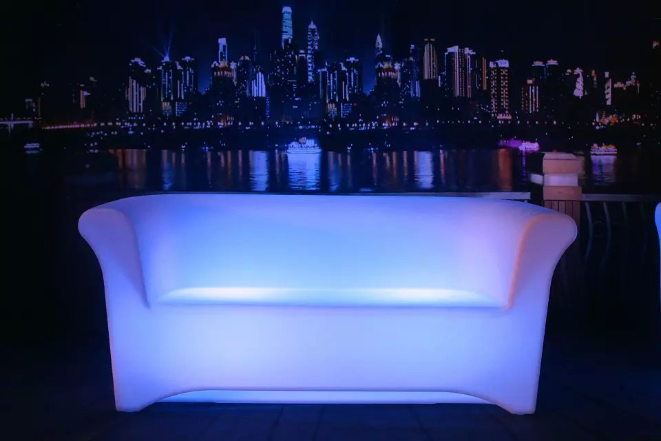 LED Love Seat Sofa