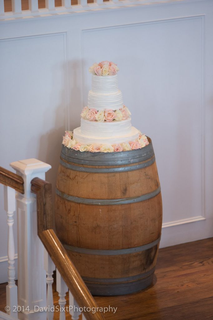 Rustic Tables as Cake Table