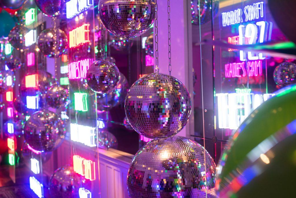 Disco Balls Hung in Various Sizes - DPC Event Services